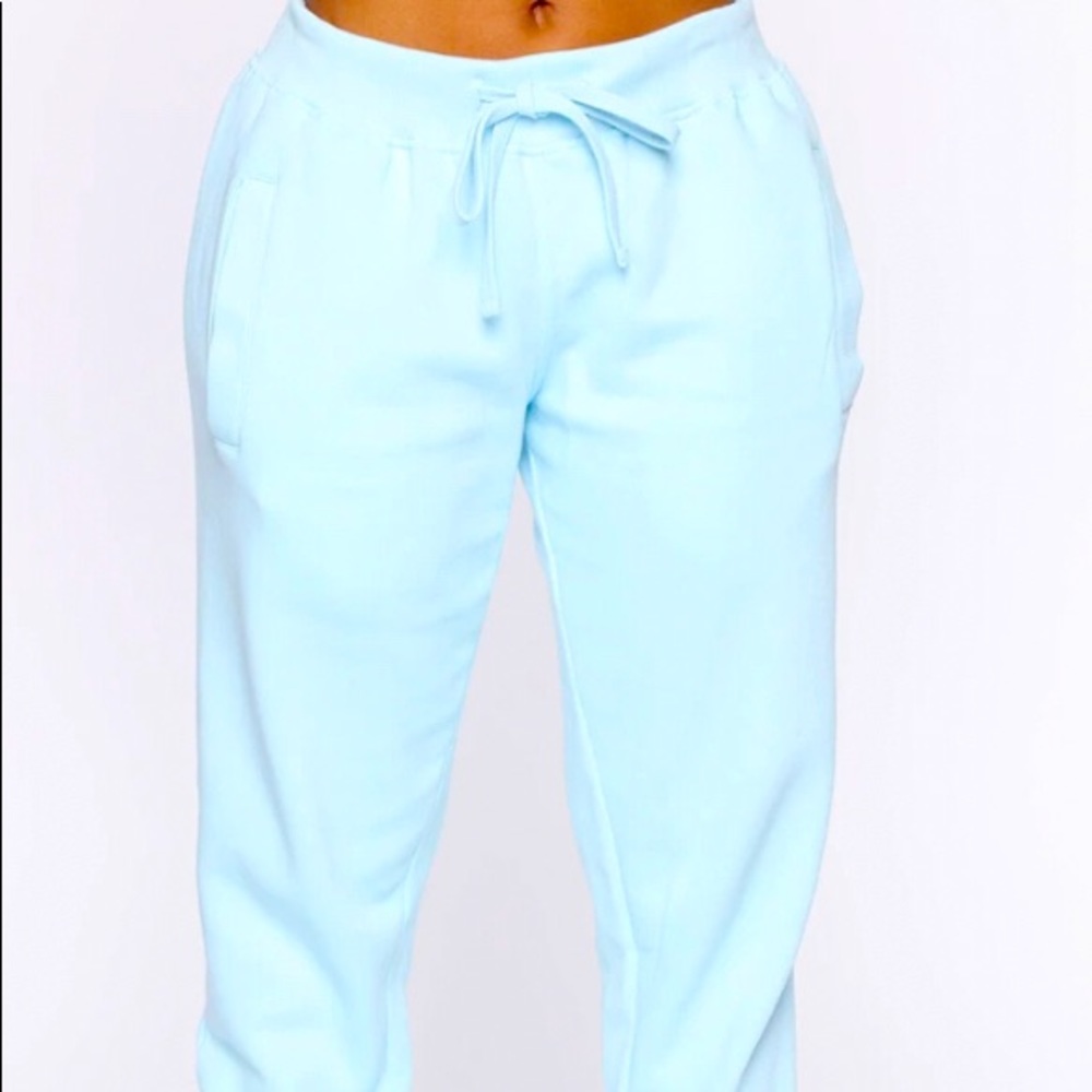 FASHION NOVA-Light Blue Joggers